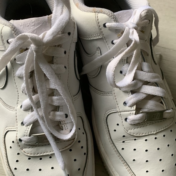 Nike Air Force 1 shoes size 7 Y sneakers white‎ unisex - Picture 4 of 10